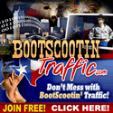 Get Traffic to Your Sites - Join Boot Scooting Traffic